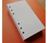 OY Pièce de rechange à points 5 mm. Format personnel avec 6 trous - 95 x 171 mm - 200 feuilles (400 façades) 120 g/m²