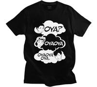 OYA OYA OYA Haikyuu T-Shirt Kuroo Anime Bokuto Manga Shoyo Volleyball Creative Tee T-Shirt Unisex Mens Tees Black XXL