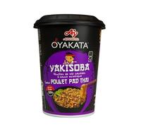OYAKATA - NOUILLES SAUTÉES YAKISOBA POULET PAD THAI 8X93G - LOT DE 4