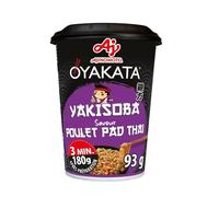 OYAKATA - Nouilles Yakisoba Poulet, Saveurs Asiatiques Savoureuses et Pratiques, 93G - Lot de 4