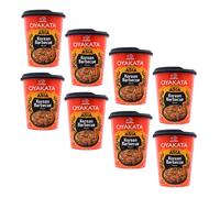 Oyakata® | Pot instantané avec sauce et nouilles | Nouilles instantanées saveur barbecue coréen - 8 x 93 Gr | Spaghettis au barbecue japonais
