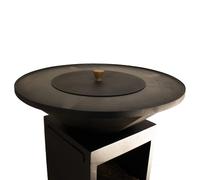 OYAT-L'Étouffoir noir en acier OYAT - diamètre 47 cm