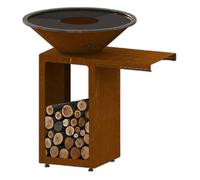 OYAT SCAFFALE PER BBQ B.B.O. Ø78 e 88CM COGNAC, ARREDO, ACCESSORI BARBECUE