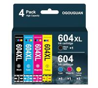 Oyate 604XL Cartouche d'encre Compatible Epson 604XL 604 XL pour XP-2200 XP-2205 XP-3200 XP-3205 XP-4200 XP-4205 WF-2910 WF-2930 WF-2935 WF-2950 (4-Pack)