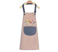 Oyccen Enfants Peinture Tabliers, Imperméable Tablier pour Garçons et Filles, Tablier de Peinture Réglable, Jouer Tabliers avec Poche