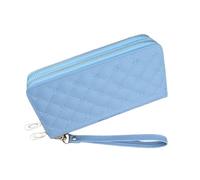 Oyccen Femme Longue Portefeuille Porte Monnaie Zippé en Cuir PU Dames Porte-Cartes Portefeuille Grande Capacité avec Plusieurs Emplacements pour Cartes