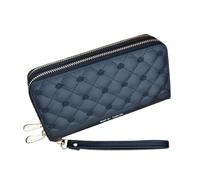 Oyccen Femme Longue Portefeuille Porte Monnaie Zippé en Cuir PU Dames Porte-Cartes Portefeuille Grande Capacité avec Plusieurs Emplacements pour Cartes