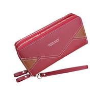 Oyccen Portefeuille de Carte Longue Femme Porte Monnaie Grande Capacité Porte-Cartes avec Poche Monnaie Portefeuille PU en Cuir PU pour Femme