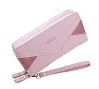 Oyccen Portefeuille de Carte Longue Femme Porte Monnaie Grande Capacité Porte-Cartes avec Poche Monnaie Portefeuille PU en Cuir PU pour Femme