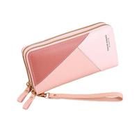 Oyccen Portefeuille Double Zippé pour Femme Porte Monnaie Longue Porte-Cartes avec Plusieurs Emplacements pour Cartes Dames Portefeuille avec Poche Monnaie