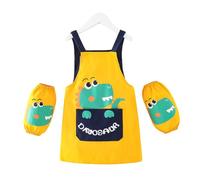 Oyccen Tabliers pour Enfants, Tablier de Peinture Imperméable, Enfant Artiste Tablier avec Manches pour Peinture, Artisanat, Pâtisserie