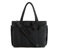OYCXXCX Sac fourre-tout à nœud pour femmes, sac à bandoulière matelassé léger, sac à main élégant pour le travail, les voyages (BLACK)