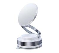 OYCXXCX Support de téléphone Jshendla, Support magnétique à Ventouse réglable à 360° pour Voiture, Support magnétique Pliable pour Tableau de Bord, Pare-Brise, vitre, carrelage (White)