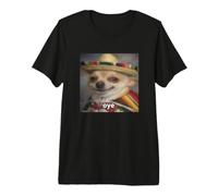 Oye Drôle Chihuahua Sombrero Flou Espagnol Meme T-Shirt Haut de Gamme
