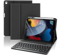 OYEEICE Étui avec clavier sans fil amovible pour iPad 10.2 9{^>e<^} génération (2021)/8{^>e<^} génération (2020)/7{^>e<^} génération (2019)/iPad Pro 10,5 (2017)/iPad Air 3e génération (2019) avec