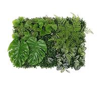 OYFFL Mur d'herbe Panneau de Fond Artificiel décoration intérieur extérieur intimité écran de haie Protection UV adapté à la fête de clôture (1)
