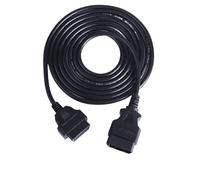OYFUFFAER Câble d'extension OBD2 16 broches mâle vers femelle ELM327 Interface de diagnostic OBD 2 16 broches (3 mètres)