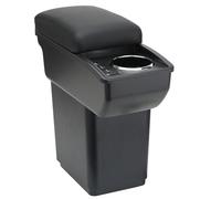 OYHCM Accoudoir Centrale pour Citroen Berlingo, Rangement Intégré, Cuir Noir, Facile à Installer, Accessoire Intérieur Voiture