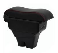 OYHCM Accoudoir Centrale pour Citroen C3 MK3 2016-2024, Rangement Intégré, Cuir Noir, Facile à Installer, Accessoire Intérieur Voiture