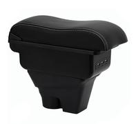 OYHCM Accoudoir Centrale pour Citroen C3 MK3 2016-2024, Rangement Intégré, Cuir Noir, Facile à Installer, Accessoire Intérieur Voiture