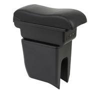 OYHCM Accoudoir Centrale pour Dacia Spring/Spring Electric/Renault K-ZE, Rangement Intégré, Cuir Noir, Facile à Installer, Accessoire Intérieur Voiture