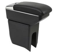 OYHCM Accoudoir Centrale pour Dacia Spring/Spring Electric/Renault K-ZE, Rangement Intégré, Cuir Noir, Facile à Installer, Accessoire Intérieur Voiture