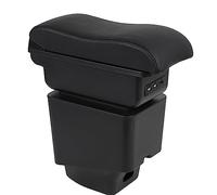 OYHCM Accoudoir Centrale pour Renault Captur 2018-2022, Rangement Intégré, Cuir Noir, Facile à Installer, Accessoire Intérieur Voiture