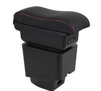 OYHCM Accoudoir Centrale pour Renault Captur 2018-2022, Rangement Intégré, Cuir Noir, Facile à Installer, Accessoire Intérieur Voiture