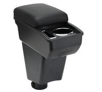 OYHCM Accoudoir Centrale pour Renault Clio 4 Armlehnen Clio 3 III IV, Rangement Intégré, Cuir Noir, Facile à Installer, Accessoire Intérieur Voiture