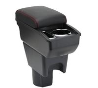 OYHCM Accoudoir Centrale pour Renault Dacia Duster I 2010-2015, Rangement Intégré, Cuir Noir, Facile à Installer, Accessoire Intérieur Voiture