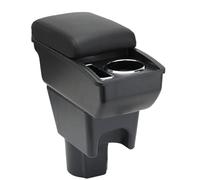 OYHCM Accoudoir Centrale pour Renault Dacia Duster I 2010-2015, Rangement Intégré, Cuir Noir, Facile à Installer, Accessoire Intérieur Voiture