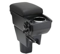 OYHCM Accoudoir Centrale pour Renault Dacia Duster I 2010-2015, Rangement Intégré, Cuir Noir, Facile à Installer, Accessoire Intérieur Voiture