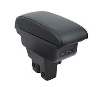 OYHCM Accoudoir Centrale pour Suzuki Jimny 2019-2024, Rangement Intégré, Cuir Noir, Facile à Installer, Accessoire Intérieur Voiture
