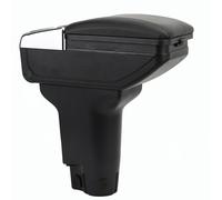 OYHCM Accoudoir Convient pour Fiat 500 Noir Accoudoirs avec Compartiment de Rangement Central Console Organiseur et Porte Boisson