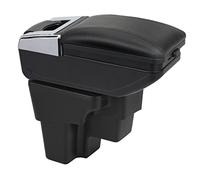 OYHCM Accoudoir Convient pour KIA RIO STONIC 2015-2024 Noir Accoudoirs avec Compartiment de Rangement Central Console Organiseur et Porte Boisson