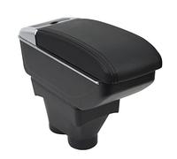 OYHCM Accoudoir Convient Pour Peugeot 208 2012-2018 Noir Accoudoirs avec Compartiment de Rangement Central Console Organiseur et Porte Boisson