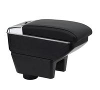 OYHCM Accoudoir Convient Pour Seat Ibiza 6j Noir Accoudoirs avec Compartiment de Rangement Central Console Organiseur et Porte Boisson