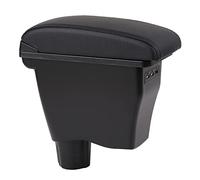 OYHCM Accoudoir Convient Pour Smart 453 Fortwo Forfour 2015-2019 Noir Accoudoirs avec Compartiment de Rangement Central Console Organiseur et Porte Boisson