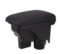 OYHCM Auto Central Accoudoir pour Golf 6 Accoudoirs Scirocco Sagitar VW Golf 6 Golf 5 Mk6 MK5 Jetta 5 Accoudoirs Convient avec Compartiment de Rangement Central Console Organiseur Cuir Noir