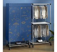 OYhmc Sèche-Linge électrique 1800 W, Grande capacité 560 L en Acier Inoxydable à Double Couche, économe en énergie, Linge Humide intérieur, séchage à l'air Chaud, minuterie 30-180 Min