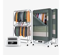 OYhmc Sèche-Linge Portable, sèche-Linge électrique 2600 W, séchoir à Linge Double Couche intérieur pour Appartements, séchoir à Linge Chauffant