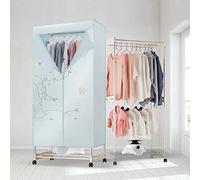OYhmc Sèche-Linge, sèche-Linge Portable avec minuterie, Armoire de séchage de Linge Humide de 150 cm avec Grande capacité, sèche-Linge électrique 1200 W pour la Maison | Appartements
