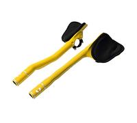 OYHN Guidon Carbon Repos Vélo TT Poignée Aerobar Prolongateur pour Cyclisme Vélo Route Carbon Repos Vélo Prolongateur 31.8mm 4 Color,Jaune