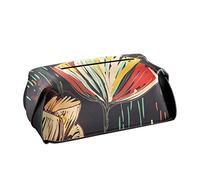 Oyihfvs Housse de boîte à mouchoirs carrée en cuir avec poignée pour salle de bain, maison, bureau, voiture, 14,5 x 14,5 x 14,5 cm