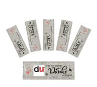 OYIWINMI 6PCS Petits Cadeaux De Remerciement, Cadeau D'adieu Pour Éducatrice, Petit Collègues, Tu Mérites Un Grand Merci Cadeaux Emballage Chocolats (Gris clair)
