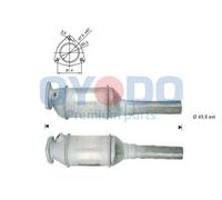OYODO Catalyseur Pot catalytique 10N0041-OYO avant pour VW Golf III Break (1H5)