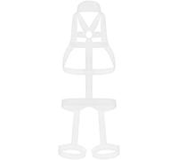 Oyolan Harnais de Corps Sexy Homme Bandage Body String Elastique Harnais Poitrine Ceinture Jarretelle Bodysuit Ouvert Costume Clubwear Type A Blanc Taille Unique