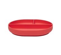 OYOY Assiette à ventouse Enkei pour enfants Rouge cerise