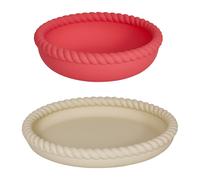 OYOY Assiette et bol Mellow Vanilla-CherryRed