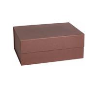 OYOY Boîte de rangement Hako A4 Caramel foncé
